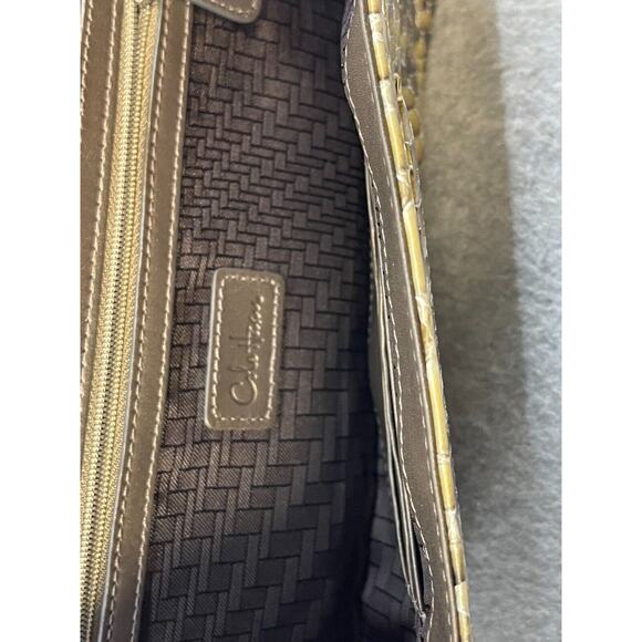 Cole Haan Taupe Envelope Snake Clutch EUC! - Picture 7 of 9